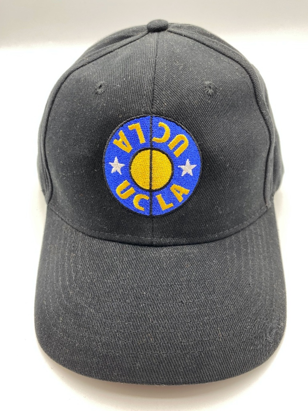 Vintage UCLA Bruins Basketball Center Court Logo Baseball Hat Black